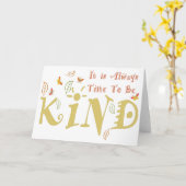 Immer die Zeit, um eine geklappte Grußkarte zu hab Karte (Gelbe Blume)