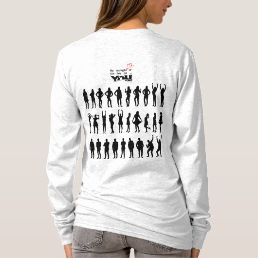 immer du bist T-Shirt (Rückseite)