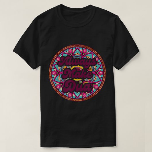 Immer Duam Islam Religion muslimischen Allah Ramad T-Shirt (Design vorne)