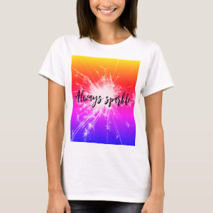 Immer dünner T - Shirt - Rosa Lila orange