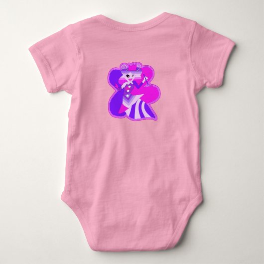 Immer ein Baby-Anzug einer Königin Baby Strampler (Rückseite)