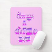 Immer ein Baby-Rosa der Königin Mousepad (Mit Mouse)