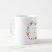 Immer ein Buch Mädchen Kaffeetasse (Vorderseite Links)