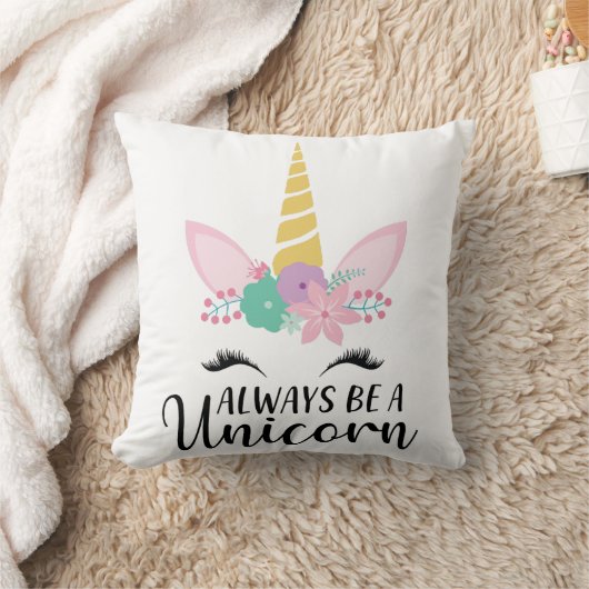 immer ein Einhornpilot sein Kissen (Decke)