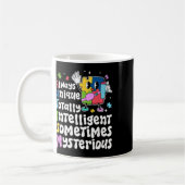 Immer ein einzigartiges intelligentes Autismus-Bew Kaffeetasse (Links)