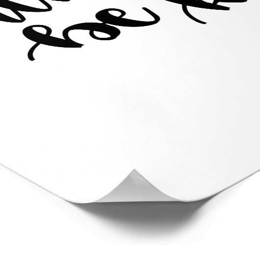 Immer ein freundliches Angebot Poster (Ecke)