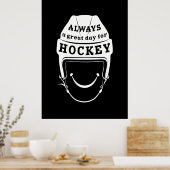 Immer ein großer Tag für Hockey Poster (Küche)