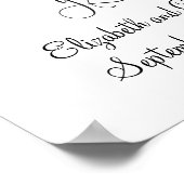 Immer ein gutes Hochzeitsgeschenk für die Nacht kü Poster (Ecke)