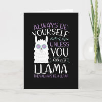 Immer ein Lama sein