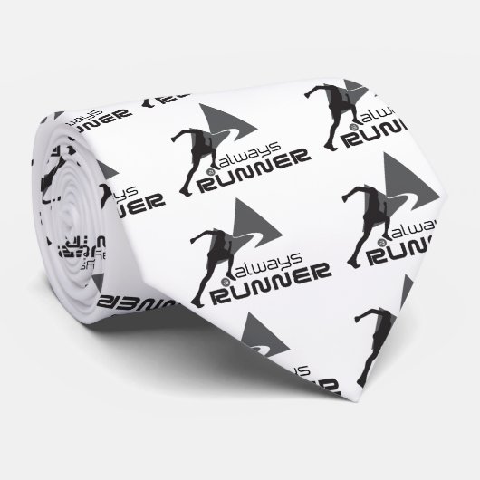 Immer ein Läufer Krawatte (Gerollt)