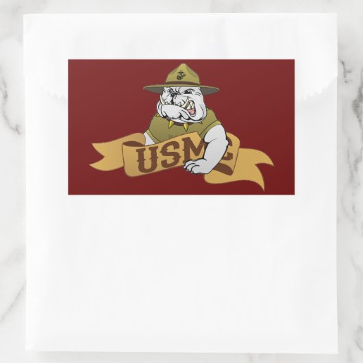 Immer ein Meer Rechteckiger Aufkleber (Tasche)