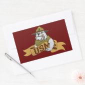 Immer ein Meer Rechteckiger Aufkleber (Umschlag)