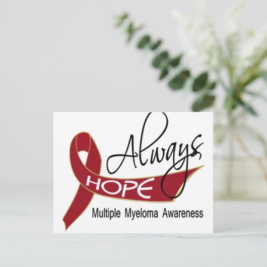 Immer ein Multiples Myelom Postkarte (Stehend Vorderseite)