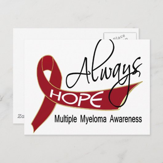 Immer ein Multiples Myelom Postkarte (Vorne/Hinten)
