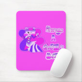 Immer eine Bienenkönigin heiß rosa Mousepad (Mit Mouse)