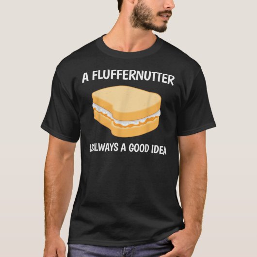 Immer eine gute Idee Peanutss Butterfly Fluffernut T-Shirt (Vorderseite)