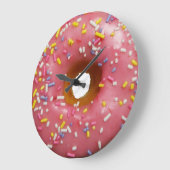 Immer eine gute Zeit für Donut Große Wanduhr (Winkel)