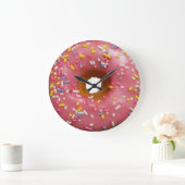 Immer eine gute Zeit für Donut Große Wanduhr (Zuhause)