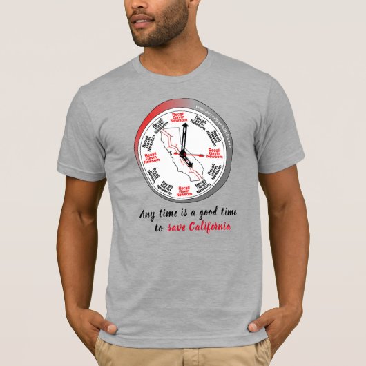 Immer eine gute Zeit, um Gavin Newsom T - Shirt zu (Vorderseite)