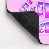 Immer eine Königin hellrosa Mousepad (Ecke)