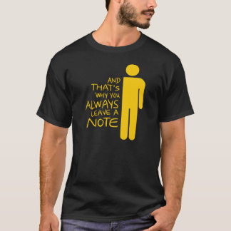 Immer eine Notiz hinterlassen Junge T-Shirt