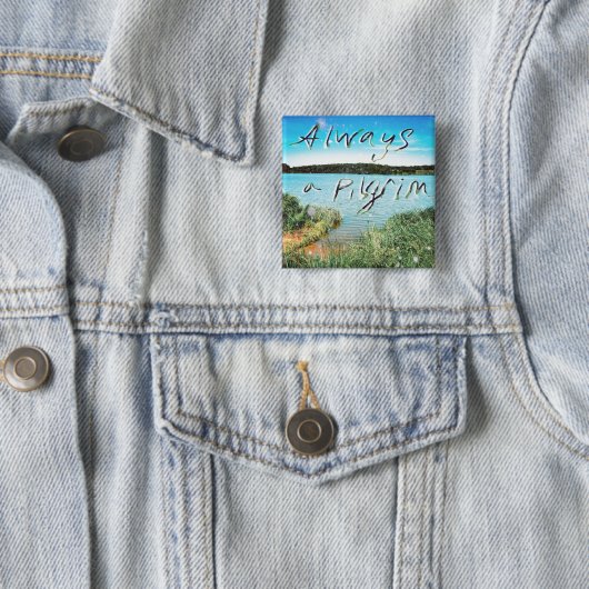 Immer eine Pilgerreise Button (Beispiel)
