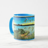 Immer eine Pilgerreise Tasse (Vorderseite Links)