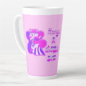 Immer eine Queen Baby Pink Latte Cup Milchtasse (Linke Ecke)