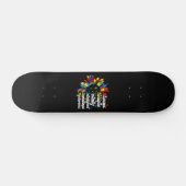 Immer einzigartig - Bewusstsein für Autismus Skateboard (Horizontal)