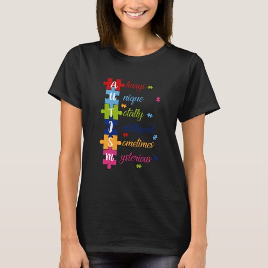 immer einzigartig völlig intelligent manchmal gehe T-Shirt (Vorderseite)