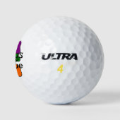 Immer einzigartige Autismus-Golfbälle Golfball (Logo)
