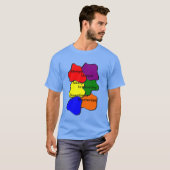Immer einzigartiger Autismus Männer-T - Shirt (Vorne ganz)