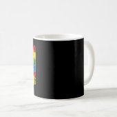 Immer einzigartiges Autismus-Bewusstsein Kaffeetasse (VorderseiteRechts)