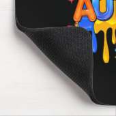 Immer einzigartiges Autismus-Bewusstsein völlig in Mousepad (Ecke)