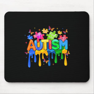 Immer einzigartiges Autismus-Bewusstsein völlig in Mousepad