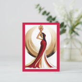 IMMER ELEGANT #4 Postkarte (Stehend Vorderseite)