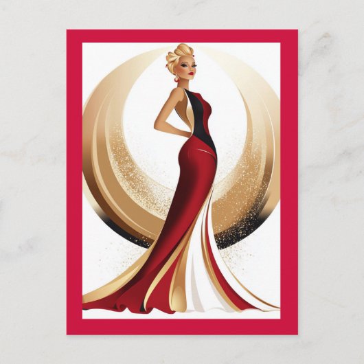 IMMER ELEGANT #4 Postkarte (Vorderseite)