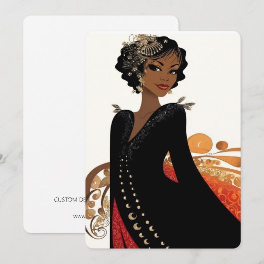 IMMER ELEGANT #9 Einladung (Vorne/Hinten)