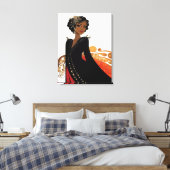 IMMER ELEGANT #9 Einladung Leinwanddruck (Insitu (Schlafzimmer))