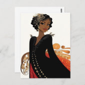 IMMER ELEGANT #9 Einladung Postkarte (Vorne/Hinten)