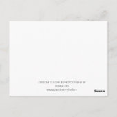 IMMER ELEGANT #9 Einladung Postkarte (Rückseite)