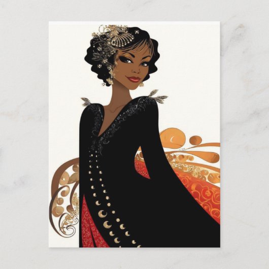 IMMER ELEGANT #9 Einladung Postkarte (Vorderseite)