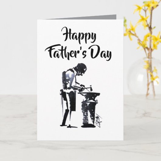 Immer engagierte Dinge funktionieren! Der glücklic Karte (Gelbe Blume)