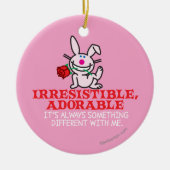 Immer etwas Anderes Keramik Ornament (Vorne)