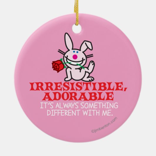 Immer etwas Anderes Keramik Ornament (Hinten)