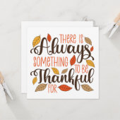 Immer etwas, wofür ich dankbar sein kann karte (Vorderseite/Rückseite Beispiel)