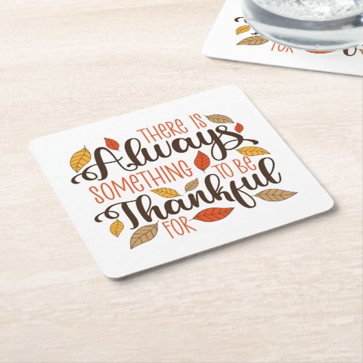 Immer etwas, wofür ich dankbar sein kann rechteckiger pappuntersetzer (angewinkelt)