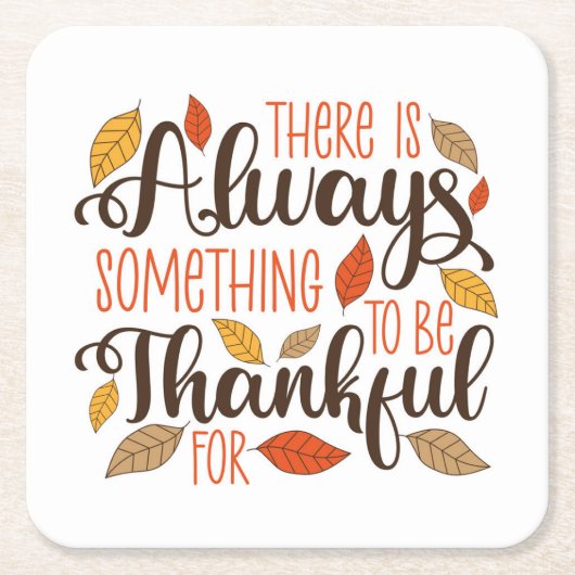 Immer etwas, wofür ich dankbar sein kann rechteckiger pappuntersetzer (Vorderseite)