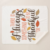 Immer etwas, wofür ich dankbar sein kann sherpadecke (Vorderseite (Horizontal))