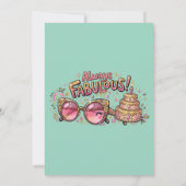 Immer Fabulöser Glitter-Geburtstag Einladung (Rückseite)